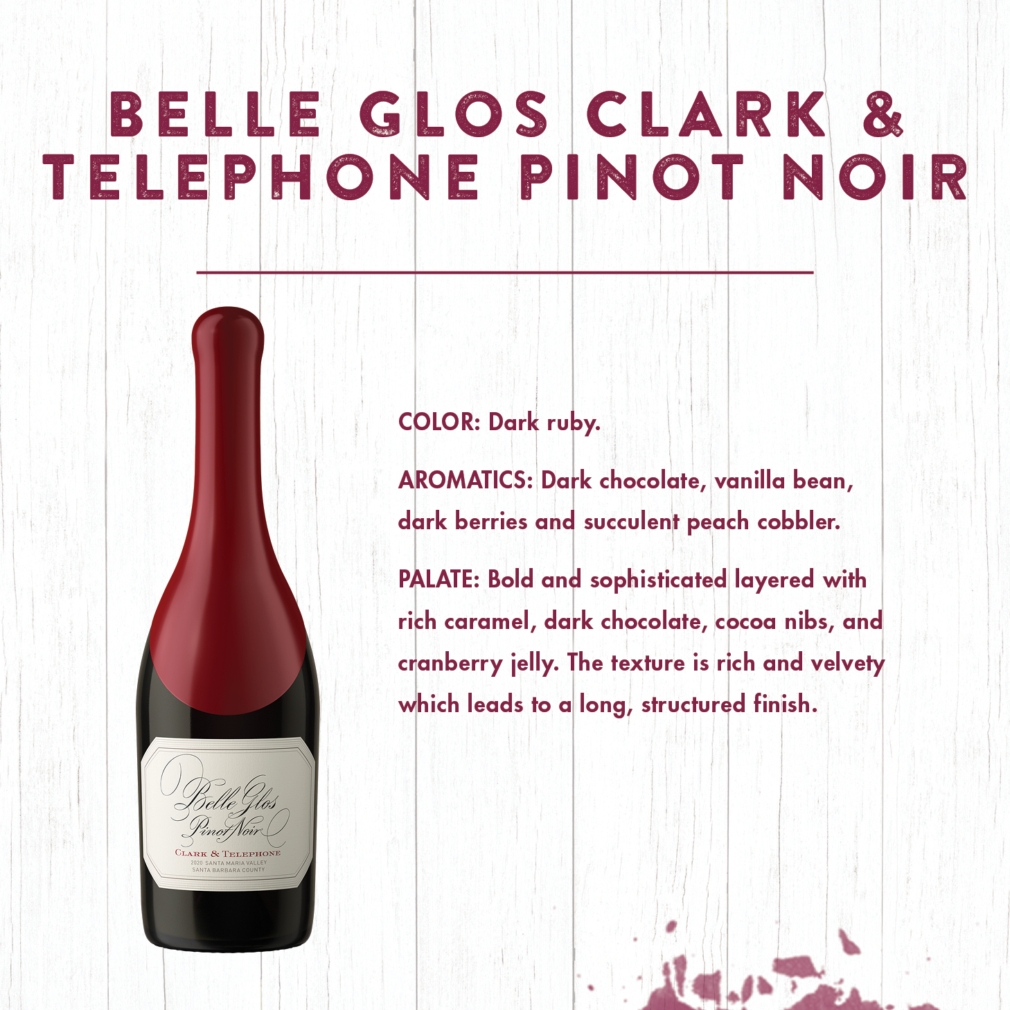 2022 Copper Cane Belle Glos Clark Pinot Noir